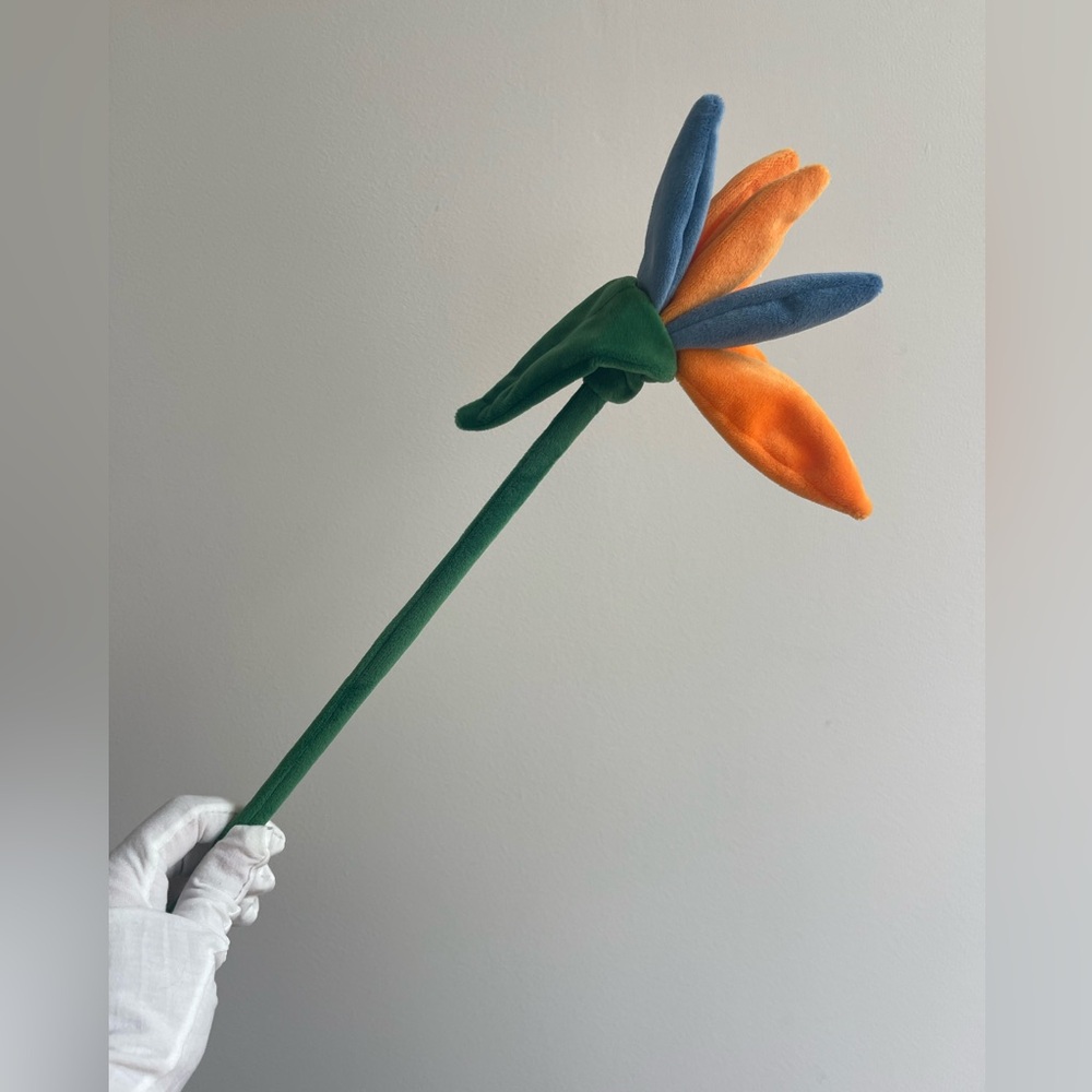 CJ Hendry plush bird of paradise flower